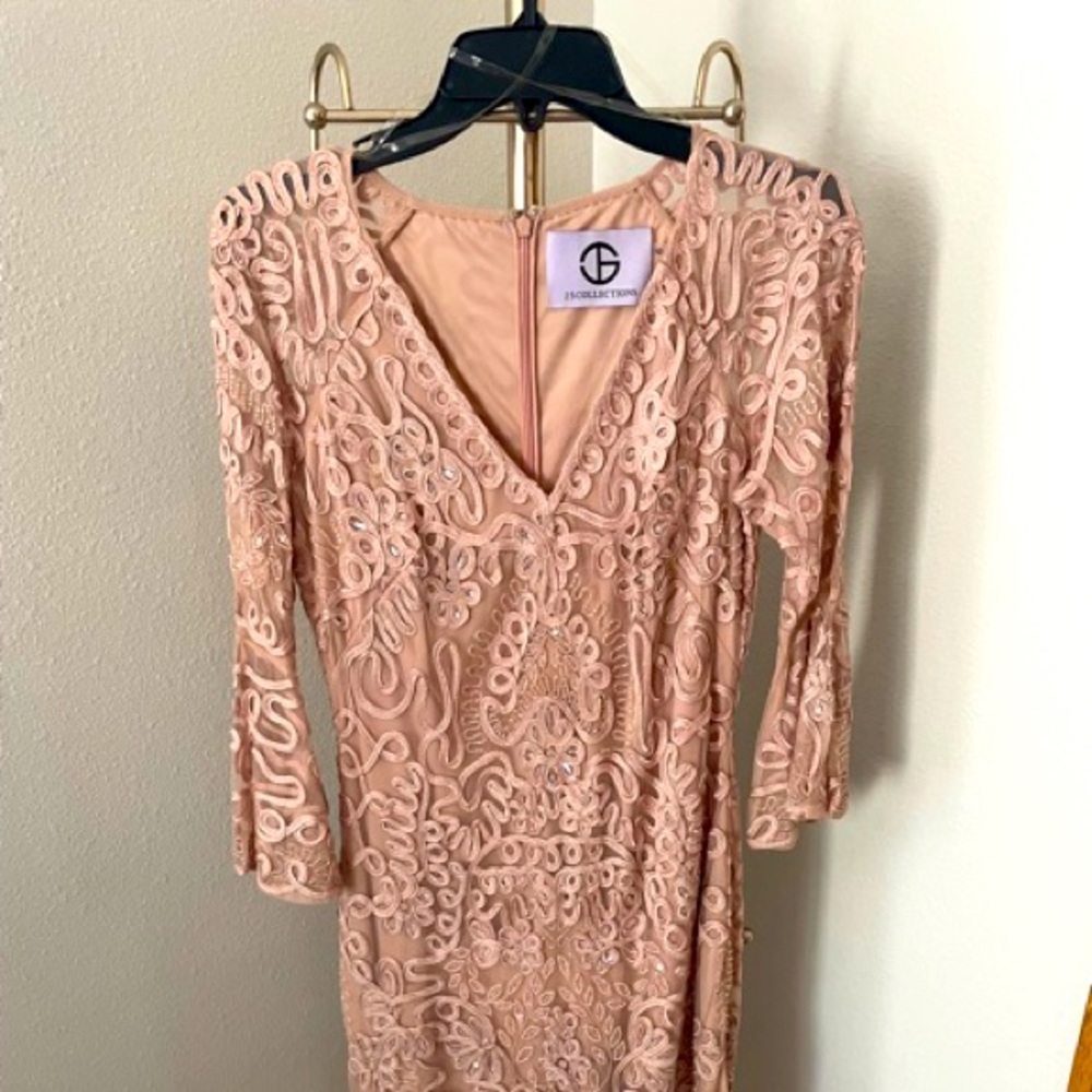 JS Collections - Cocktail Dress with Bell Sleeves